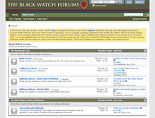 Tablet Screenshot of blackwatchforums.co.uk